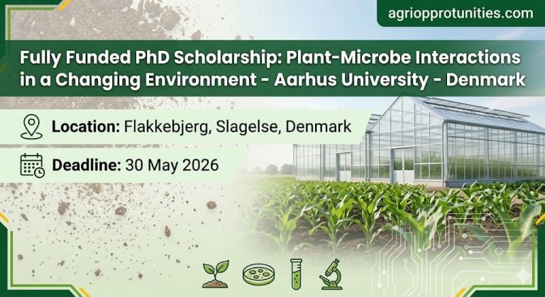 Fully Funded PhD Scholarship: Plant-Microbe Interactions in a Changing Environment - Aarhus University - Denmark