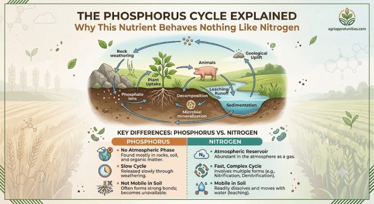The Phosphorus Cycle Explained: Why This Nutrient Behaves Nothing Like Nitrogen