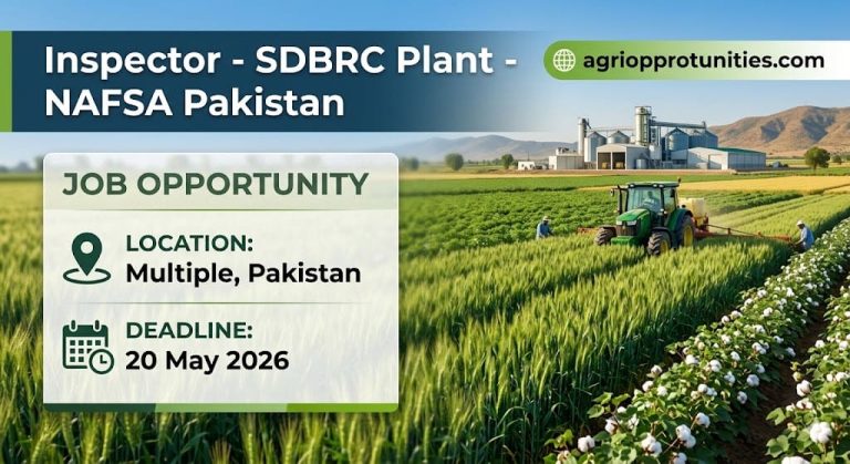 Inspector - SDBRC Plant - NAFSA Pakistan