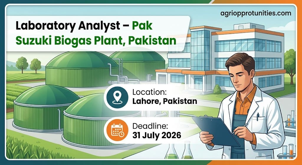 Advisor – R&D & Sales Head - Pak Suzuki Biogas Plant, Pakistan