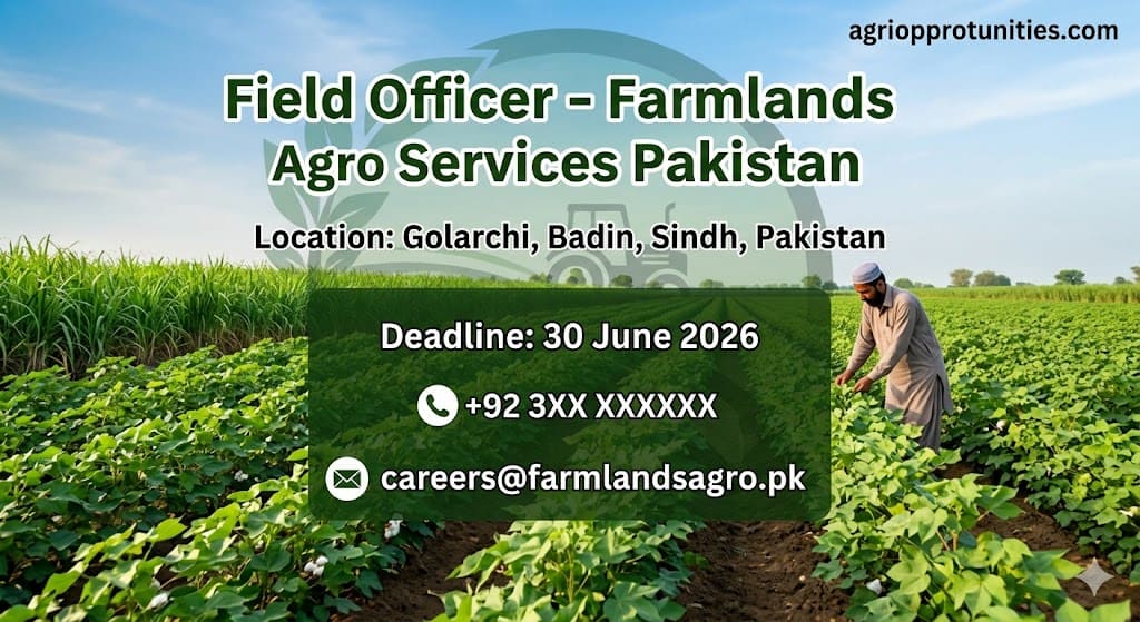 Field Officer - Farmlands Agro Services Pakistan
