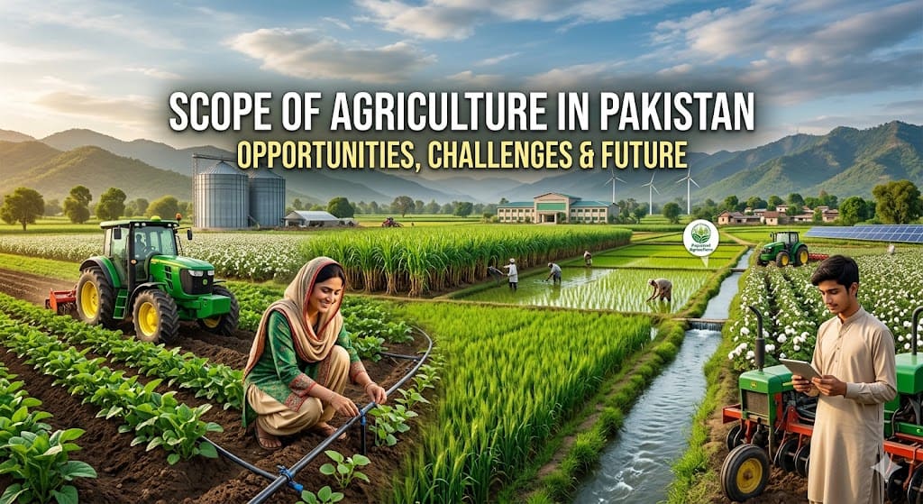 Scope of Agriculture in Pakistan - Opportunities, Challenges & Future