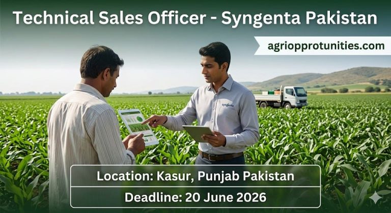 Technical Sales Officer - Syngenta Pakistan