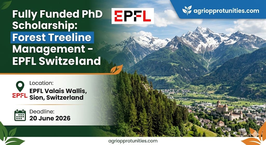 Fully Funded PhD Scholarship: Forest Treeline Management - EPFL Switzerland