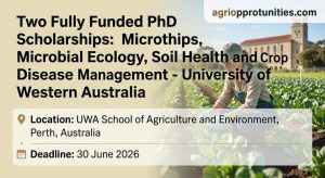 Two Fully Funded PhD Scholarships: Microbial Ecology, Soil Health and Crop Disease Management - University of Western Australia