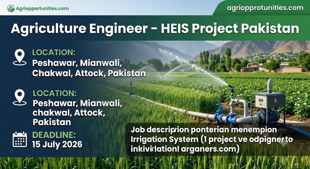 Agriculture Engineer - HEIS Project Pakistan