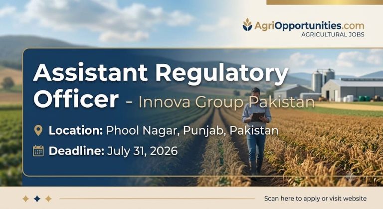 Assistant Regulatory Officer - Innova Group Pakistan