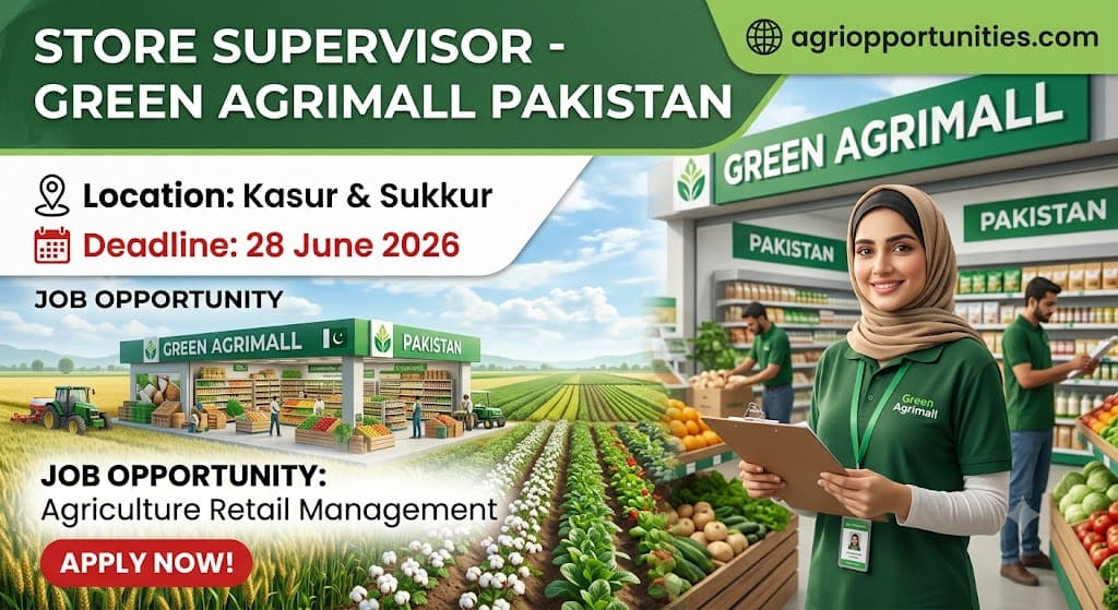 Store Supervisor - Green Agrimall Pakistan