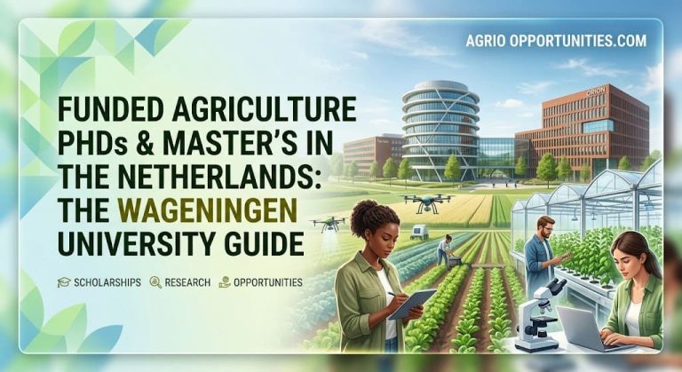 Funded Agriculture PhDs and Master's in the Netherlands: The Wageningen University Guide