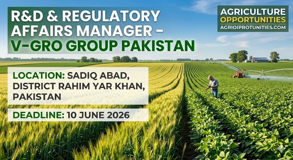 R&D & Regulatory Affairs Manager - V-GRO Group Pakistan