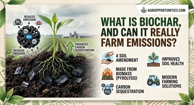 What Is Biochar, and Can It Really Reduce Farm Emissions?