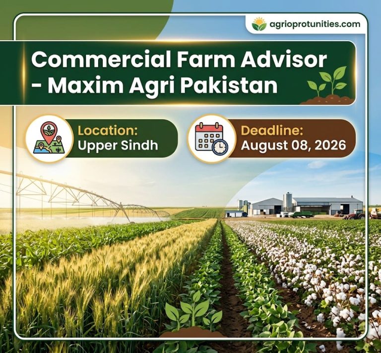 Commercial Farm Advisor - Maxim Agri Pakistan