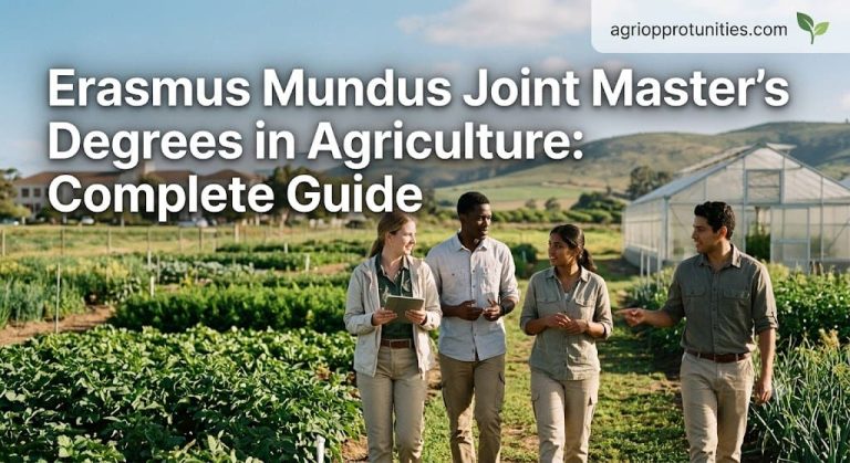 Erasmus Mundus Joint Master's Degrees in Agriculture: Complete Guide