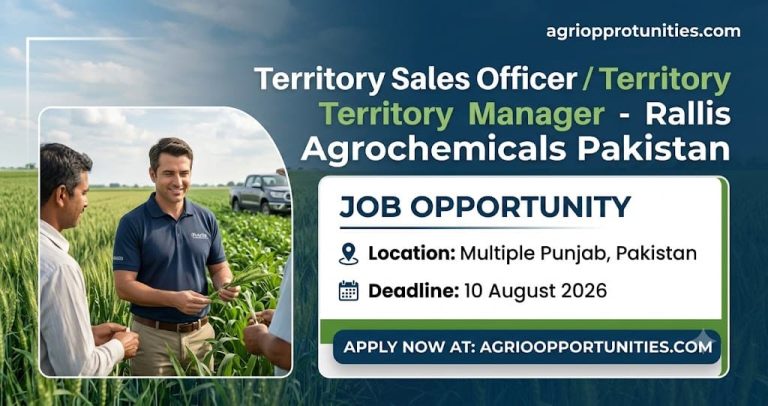 Territory Sales Officer / Territory Manager - Rallis Agrochemicals Pakistan