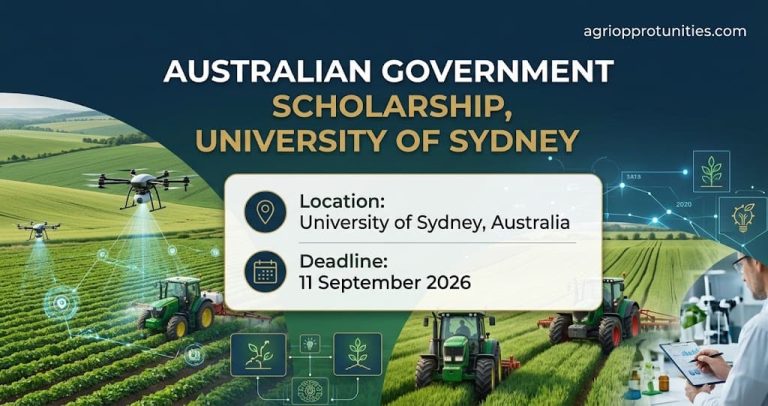 Australian Government Scholarship, University of Sydney