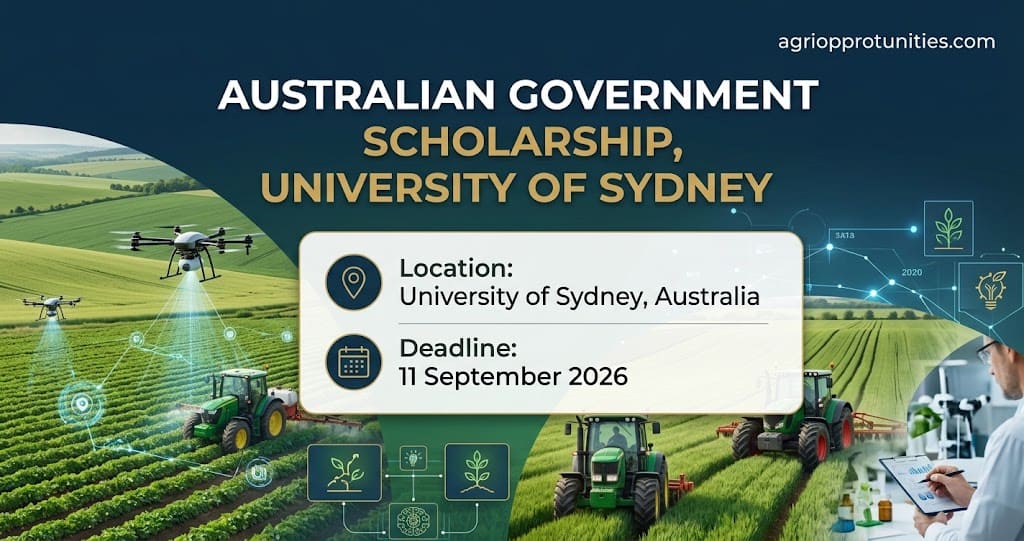 Australian Government Scholarship, University of Sydney