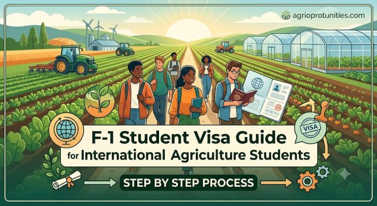 F-1 Student Visa Guide for International Agriculture Students: Step by Step Process