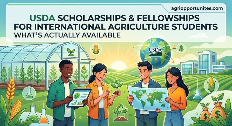 USDA Scholarships and Fellowships for International Agriculture Students: What's Actually Available