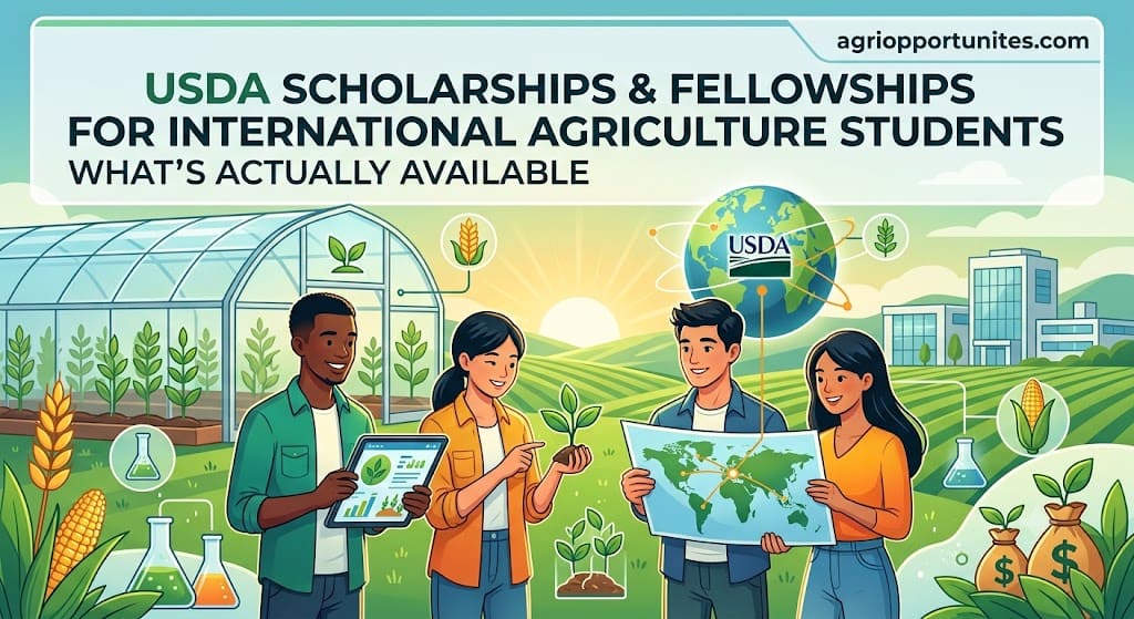 USDA Scholarships and Fellowships for International Agriculture Students: What's Actually Available