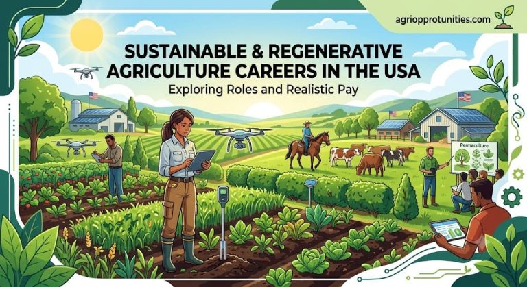 Sustainable and Regenerative Agriculture Careers in the USA: Roles and Realistic Pay