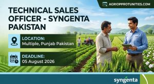 Technical Sales Officer - Syngenta Pakistan