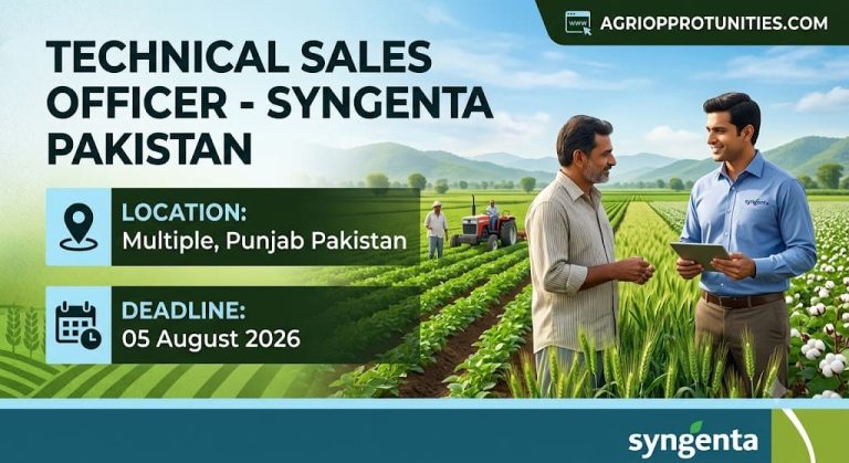 Technical Sales Officer - Syngenta Pakistan