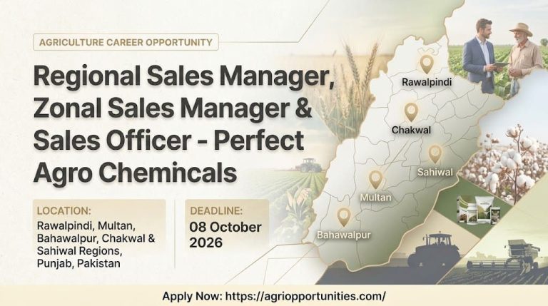Regional Sales Manager, Zonal Sales Manager & Sales Officer - Perfect Agro Chemicals