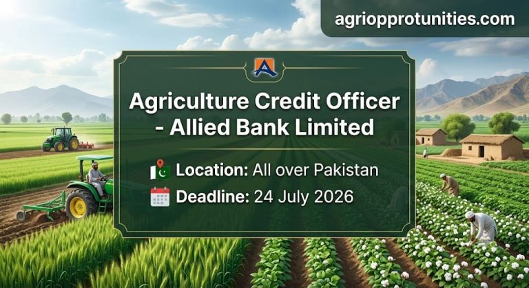 Agriculture Credit Officer - Allied Bank Limited