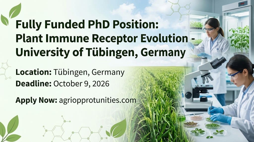 Fully Funded PhD Position: Plant Immune Receptor Evolution - University of Tübingen, Germany
