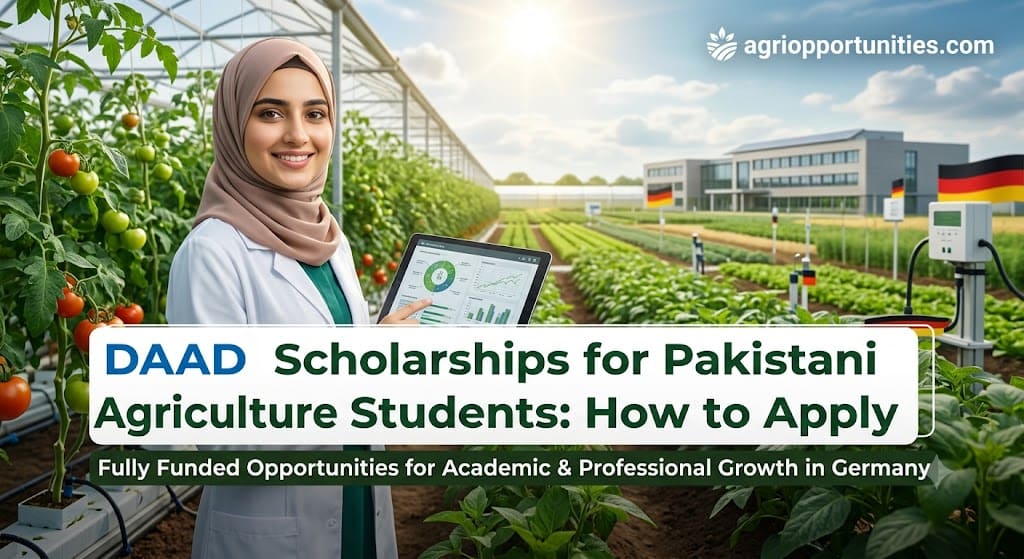 DAAD Scholarships for Pakistani Agriculture Students: How to Apply