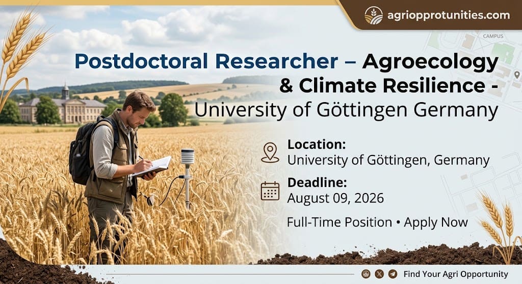 Postdoctoral Researcher - Agroecology & Climate Resilience - University of Göttingen Germany