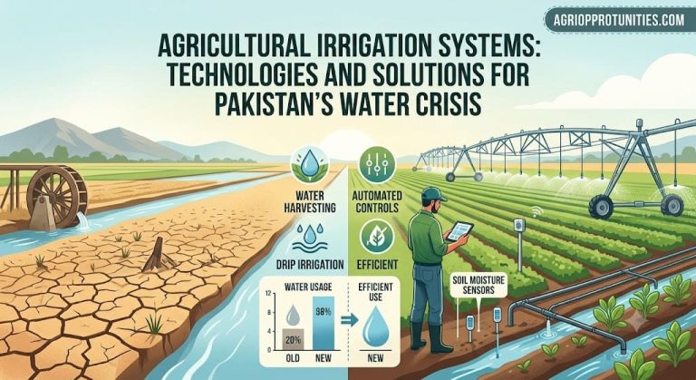 Agricultural Irrigation Systems: Technologies and Solutions for Pakistan's Water Crisis