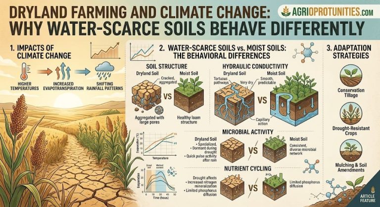 Dryland Farming and Climate Change: Why Water-Scarce Soils Behave Differently