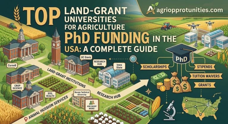 Top Land-Grant Universities for Agriculture PhD Funding in the USA: A Complete Guide