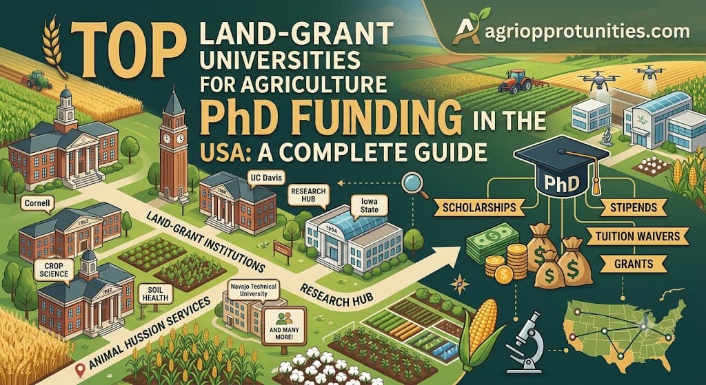 Top Land-Grant Universities for Agriculture PhD Funding in the USA: A Complete Guide