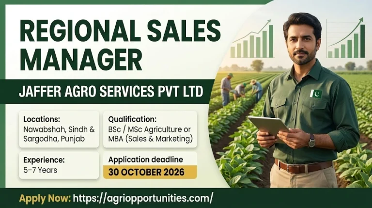 Regional Sales Manager, Jaffer Agro Services Pvt Ltd - Pakistan