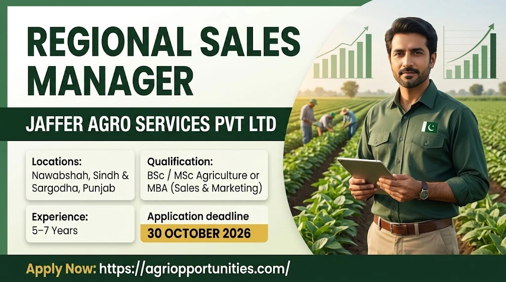 Regional Sales Manager, Jaffer Agro Services Pvt Ltd - Pakistan