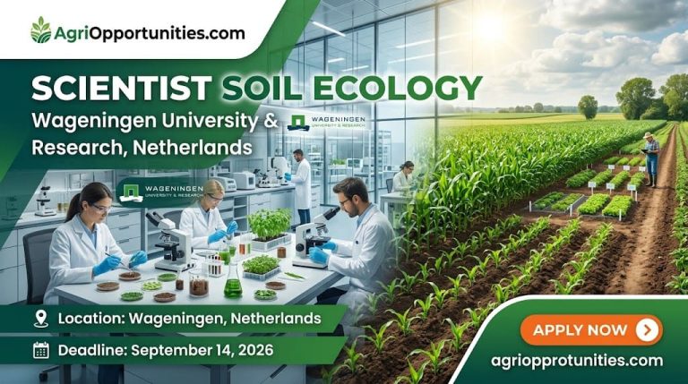 Scientist Soil Ecology - Wageningen University & Research, Netherlands