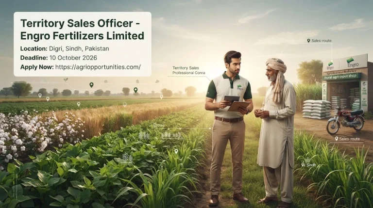 Territory Sales Officer - Engro Fertilizers Limited