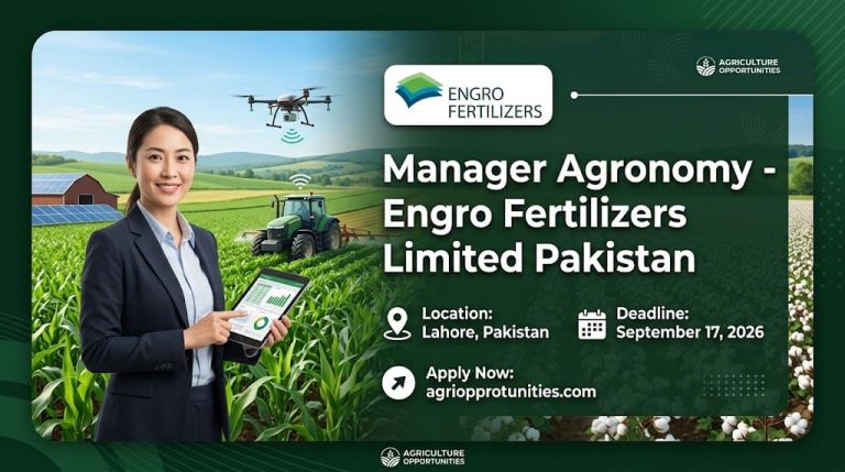 Manager Agronomy - Engro Fertilizers Limited Pakistan