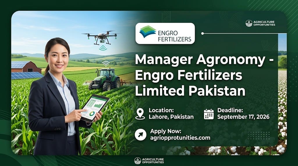 Manager Agronomy - Engro Fertilizers Limited Pakistan