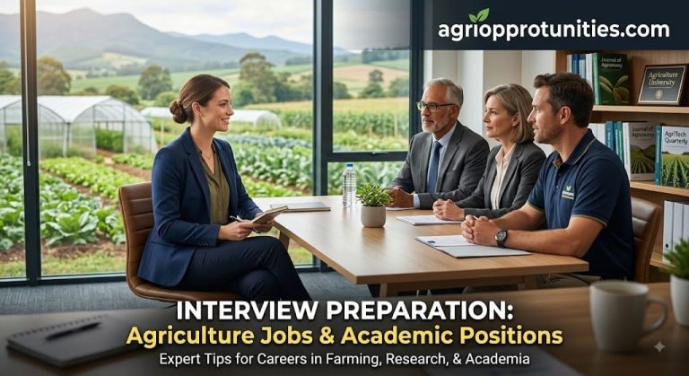 Interview Preparation for Agriculture Jobs and Academic Positions