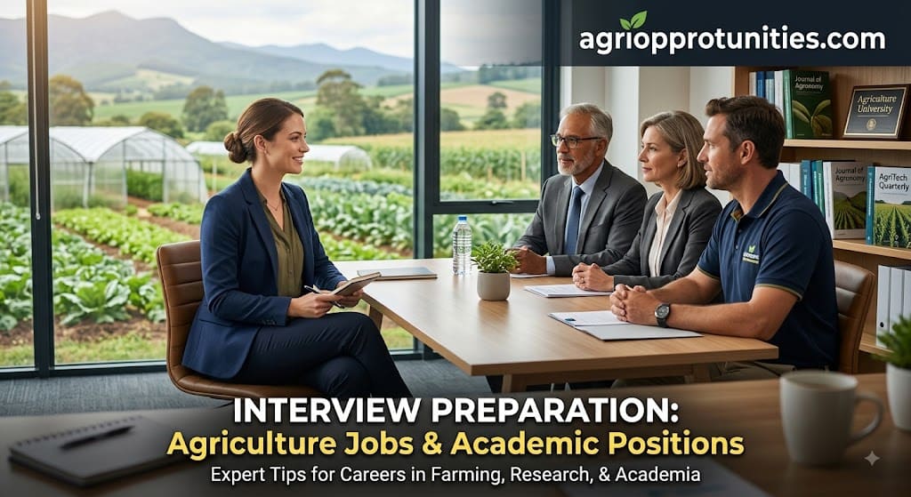 Interview Preparation for Agriculture Jobs and Academic Positions