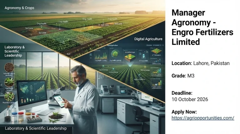 Manager Agronomy - Engro Fertilizers Limited