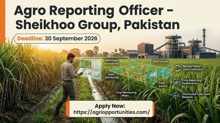 Agro Reporting Officer - Sheikhoo Group, Pakistan