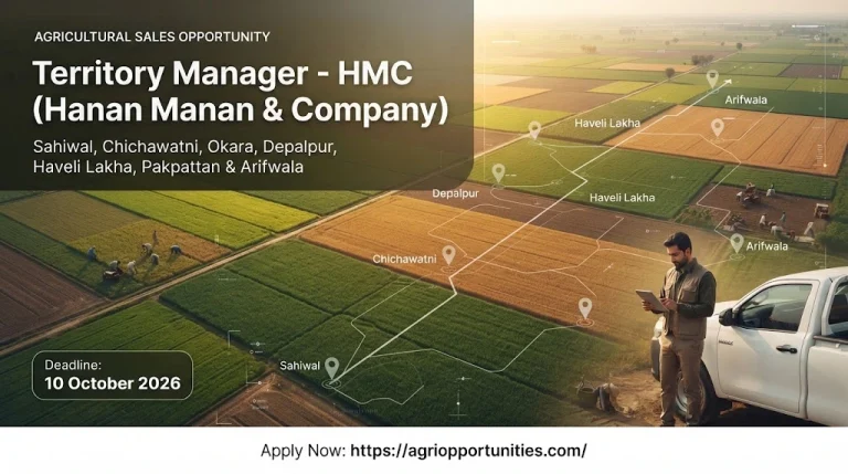 Territory Manager - HMC (Hanan Manan & Company), Pakistan
