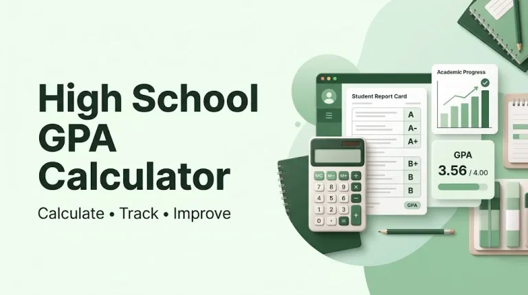 High School GPA Calculator
