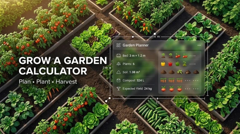 Garden Planner Calculator